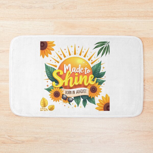 Item preview, Made to Shine — Born in August | Fun Sunshine Birthday Design for August Babies designed and sold by Boyd2020.