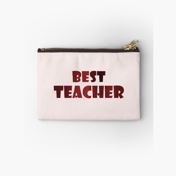 Item preview, Best Teacher in Old Brich Red Hues designed and sold by WD-Artist.