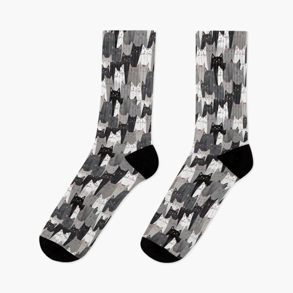 Item preview, Gray cat pattern designed and sold by PatronesKawai.