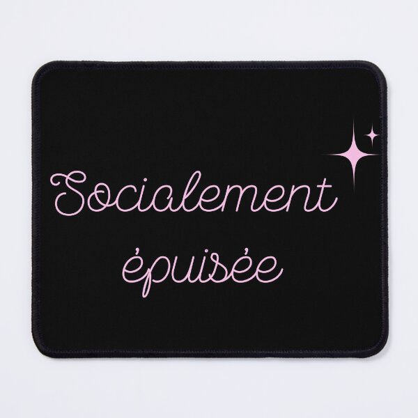 Item preview, Socially exhausted designed and sold by Lalunady.