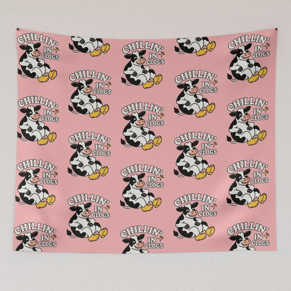 Item preview, Funny Cow With Dutch Clogs designed and sold by Windmill Wildflowers.