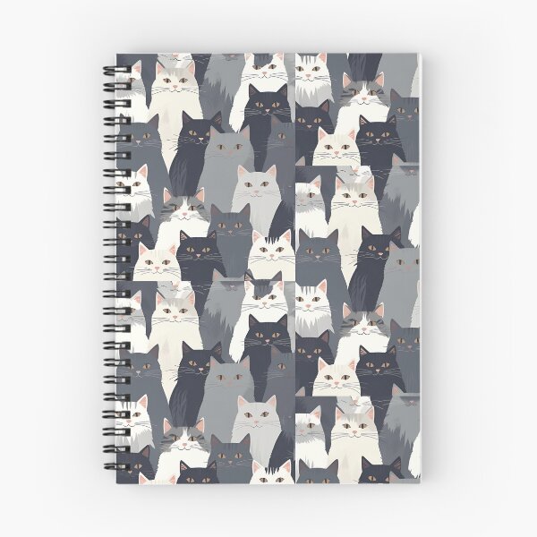 Item preview, Gray cat pattern designed and sold by PatronesKawai.