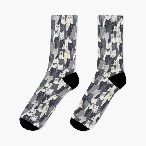 Item preview, Gray cat pattern designed and sold by PatronesKawai.