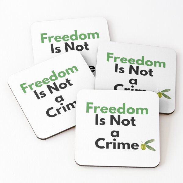 Item preview, Freedom Is Not a Crime – Palestine Action Solidarity Activist Design.(FREE PALESTINE). designed and sold by May's .