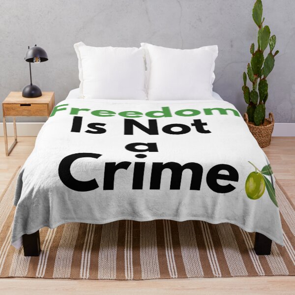 Item preview, Freedom Is Not a Crime – Palestine Action Solidarity Activist Design.(FREE PALESTINE). designed and sold by May's .