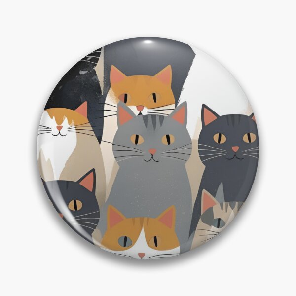 Item preview, Gray cat pattern designed and sold by PatronesKawai.