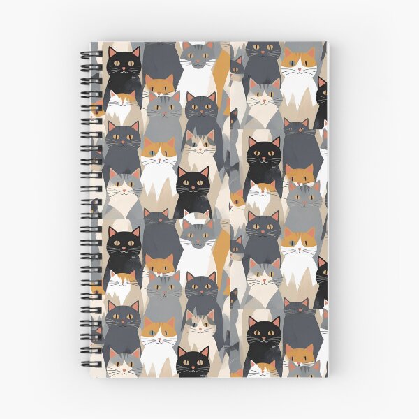 Item preview, Gray cat pattern designed and sold by PatronesKawai.