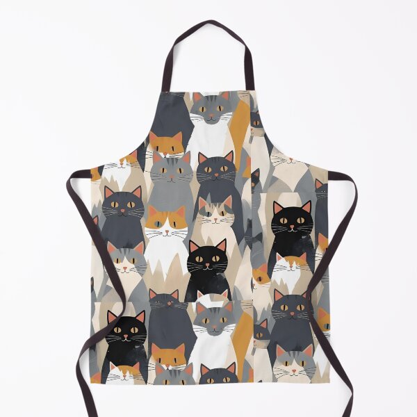 Item preview, Gray cat pattern designed and sold by PatronesKawai.