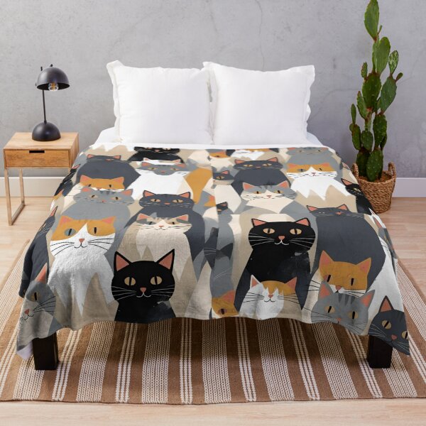 Item preview, Gray cat pattern designed and sold by PatronesKawai.