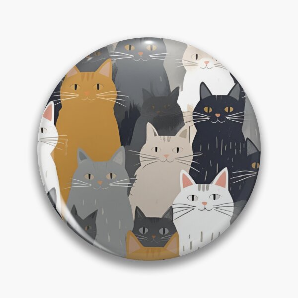 Item preview, Gray cat pattern designed and sold by PatronesKawai.