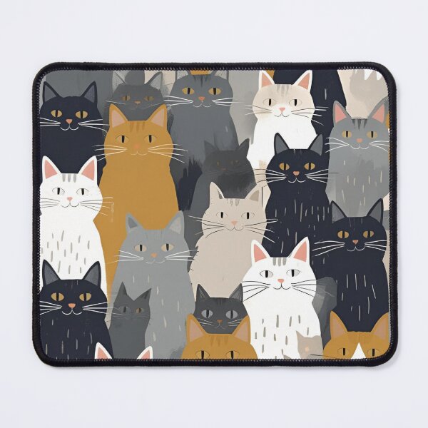 Item preview, Gray cat pattern designed and sold by PatronesKawai.