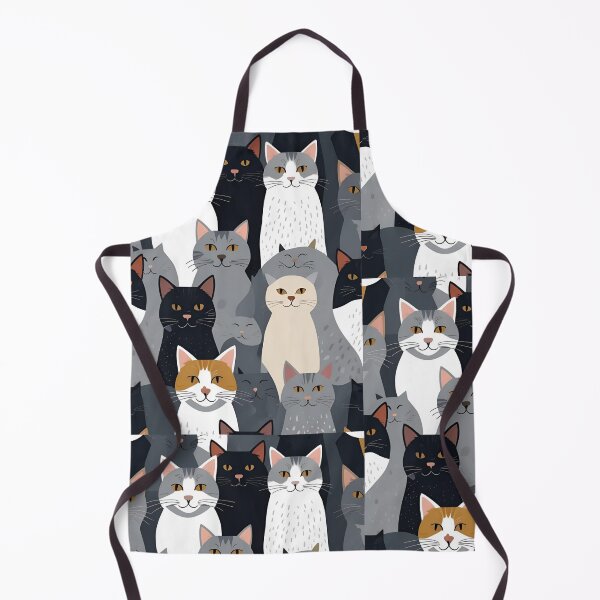 Item preview, Gray cat pattern designed and sold by PatronesKawai.