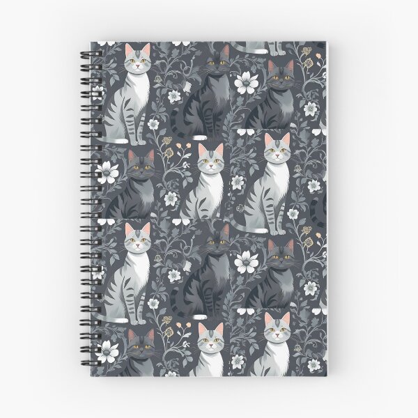 Item preview, Gray cat pattern designed and sold by PatronesKawai.