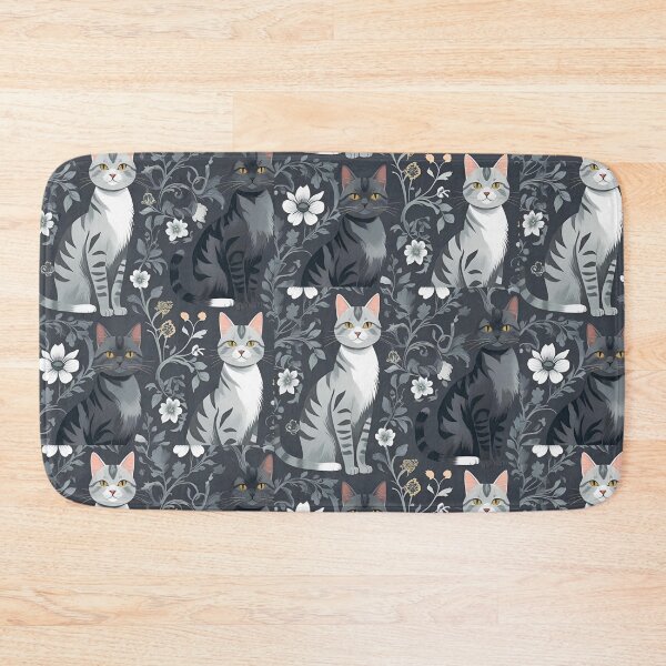 Item preview, Gray cat pattern designed and sold by PatronesKawai.