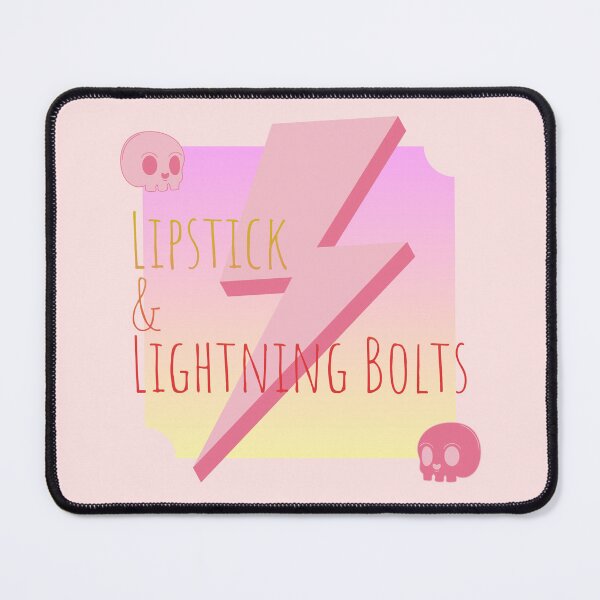 Item preview, Lipstick & Lightning Bolts – Red Mana Girl Power designed and sold by SoftSorceress.