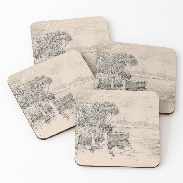 Item preview, "Launceston, 1920” by Mary Manson – Historic Tamar River Scene designed and sold by SwedishSisters.