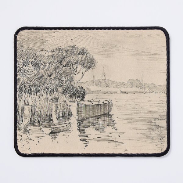 Item preview, "Launceston, 1920” by Mary Manson – Historic Tamar River Scene designed and sold by SwedishSisters.