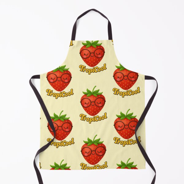 Item preview, TropiCool – Fraise Kawaii avec Lunettes Rigolotes designed and sold by TastefulDesigns.
