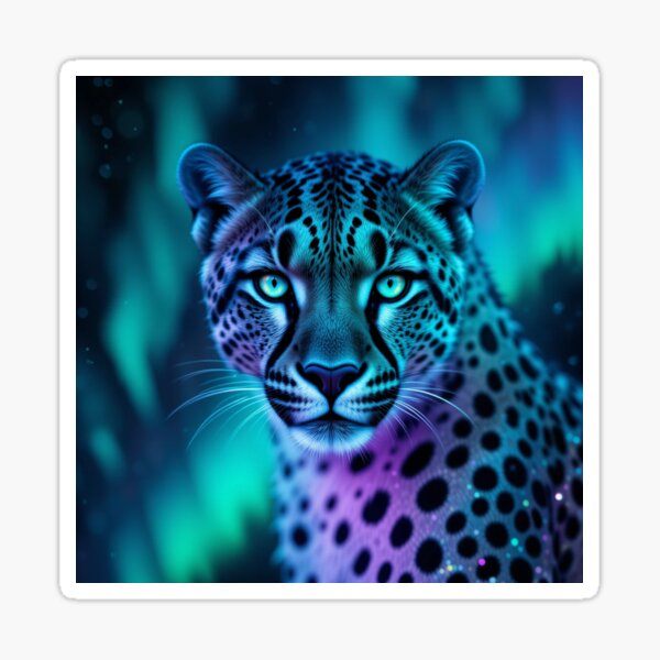 Item preview, neon Leopard designed and sold by Zenvanatribe.