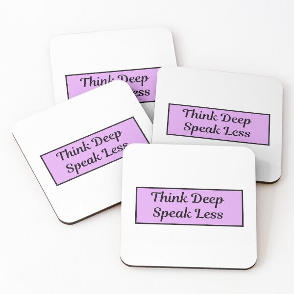 Item preview, Think Deep, Speak Less | Modern Stoicism, Stoic Mindset designed and sold by LexaArtworks.