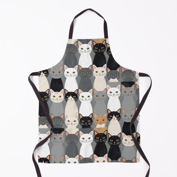 Item preview, Gray cat pattern designed and sold by PatronesKawai.