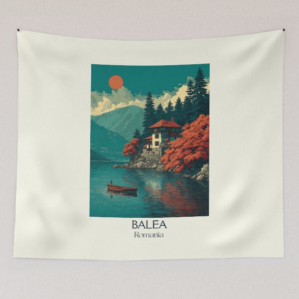 Item preview, Balea Lake Romania Poster | Transfăgărășan Autumn Scenery designed and sold by TuncGK.