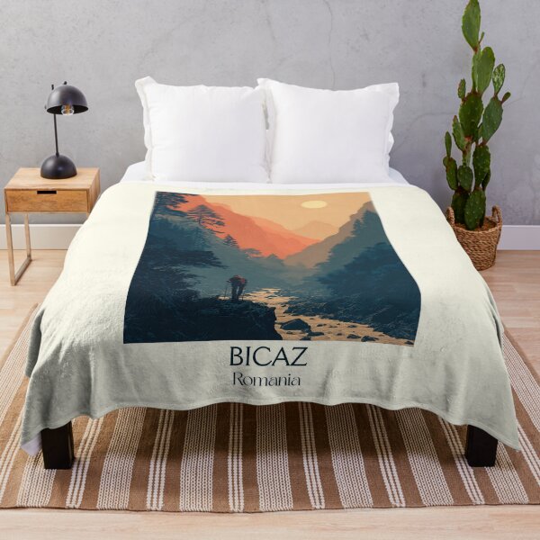 Item preview, Bicaz Gorge Romania Poster | Carpathian Mountain Hiking Art designed and sold by TuncGK.
