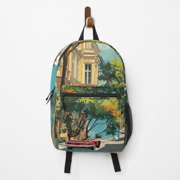 Item preview, Cluj-Napoca Romania Poster | Transylvania City & Vintage Car Art designed and sold by TuncGK.