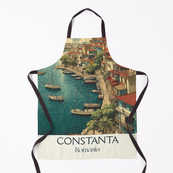 Item preview, Constanța Romania Poster | Black Sea Harbor & Old Town Art designed and sold by TuncGK.