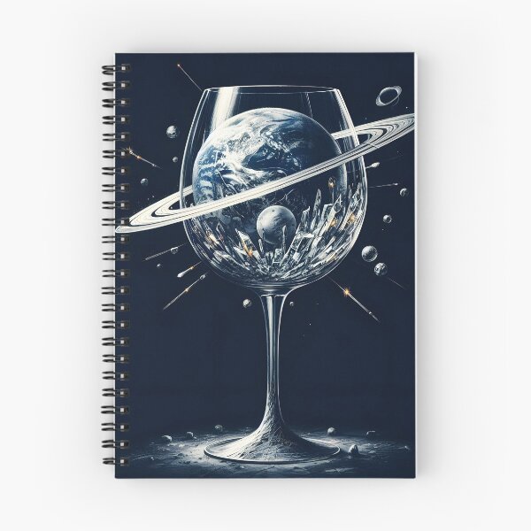 Item preview, Saturn Wine Glass, Ai Generated Art  designed and sold by ACC .