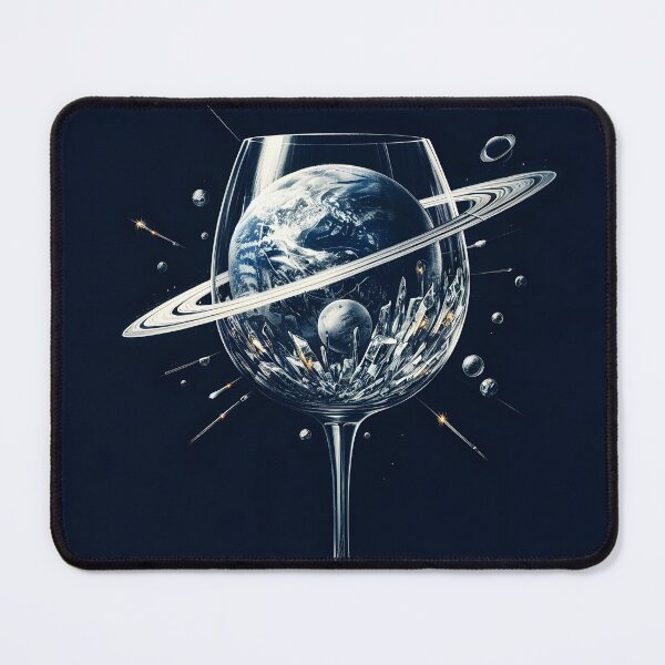 Item preview, Saturn Wine Glass, Ai Generated Art designed and sold by ACC .