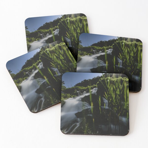 Item preview, Through the Reeds – Hidden Waterfall Flow in Wild Nature designed and sold by Ellaire.