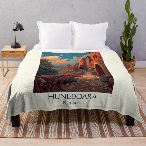 Item preview, Hunedoara Romania Poster | Corvin Castle Transylvania Art designed and sold by TuncGK.