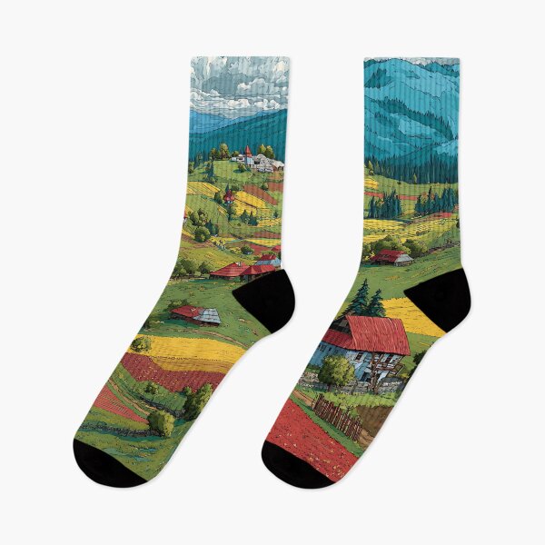 Item preview, Maramureș Romania Poster | Rural Countryside & Village Art designed and sold by TuncGK.