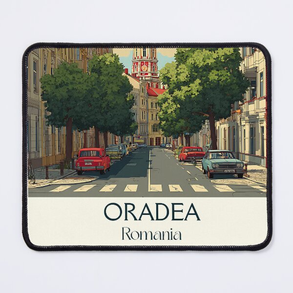 Artikelvorschau, Oradea Rumänien Poster | Jugendstil-Straßenszene in der Stadt entworfen und verkauft von TuncGK.