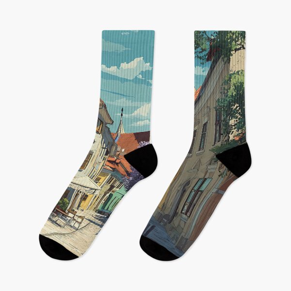 Item preview, Sibiu Romania Poster | Charming Transylvania Old Town Art designed and sold by TuncGK.