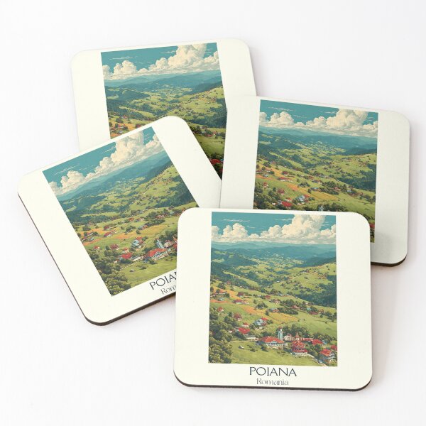 Item preview, Poiana Brașov Poster | Romania Mountain Resort Landscape Art designed and sold by TuncGK.