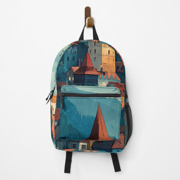 Item preview, Sighișoara Romania Poster | UNESCO Medieval Citadel & Clock Tower Art designed and sold by TuncGK.