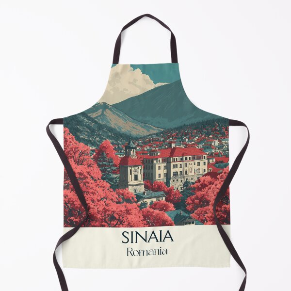 Item preview, Sinaia Romania Poster | Carpathian Mountain Resort & Blossom Art designed and sold by TuncGK.