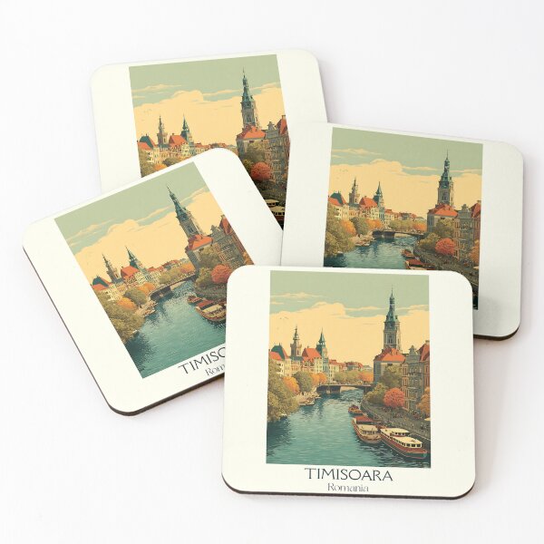 Item preview, Timișoara Romania Poster | Bega River & "Little Vienna" Art designed and sold by TuncGK.