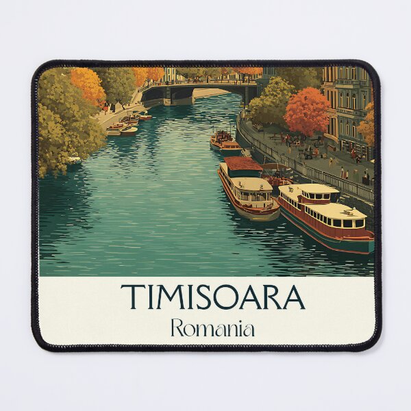 Item preview, Timișoara Romania Poster | Bega River & "Little Vienna" Art designed and sold by TuncGK.