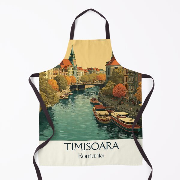 Item preview, Timișoara Romania Poster | Bega River & "Little Vienna" Art designed and sold by TuncGK.