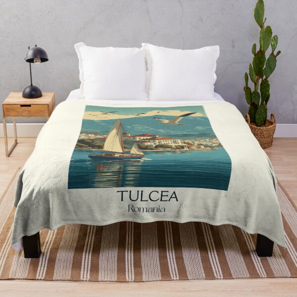 Item preview, Tulcea Romania Poster | Danube Delta Gateway & Sailing Art designed and sold by TuncGK.