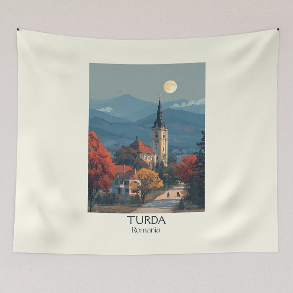 Item preview, Turda Romania Poster | Transylvania Town & Salt Mine Gateway Art designed and sold by TuncGK.