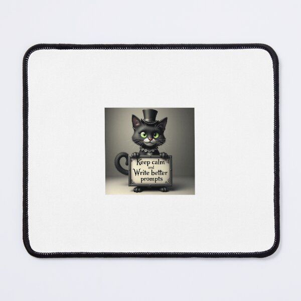 Item preview, Meowster of Prompts designed and sold by MiauCatWork.