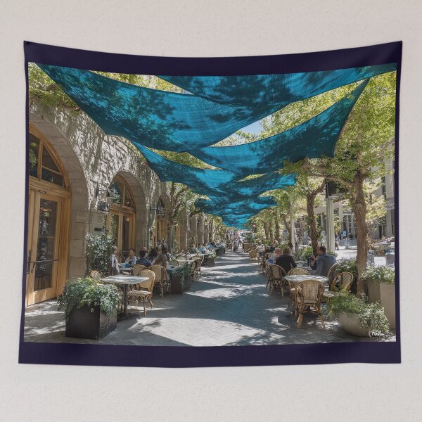 Item preview, WAVES OF SHADE ON MARKET STREET designed and sold by ArtbyRolleen.