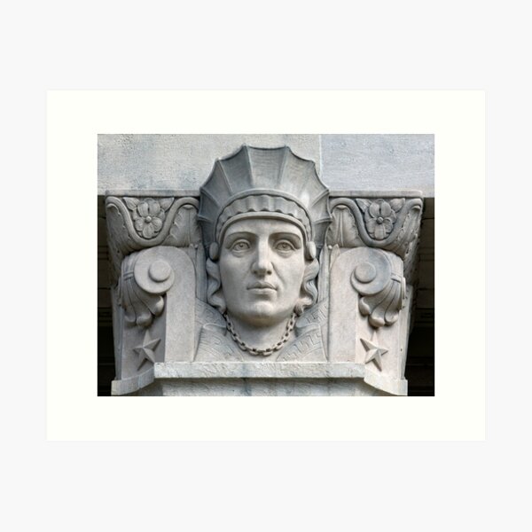 Item preview, Architectural Detail from the War Memorial, Jackson, Mississippi designed and sold by Carol M.  Highsmith.