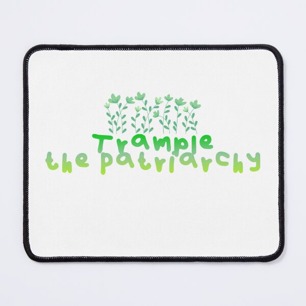 Item preview, Trample the Patriarchy – Green Mana Feminist Sticker designed and sold by SoftSorceress.