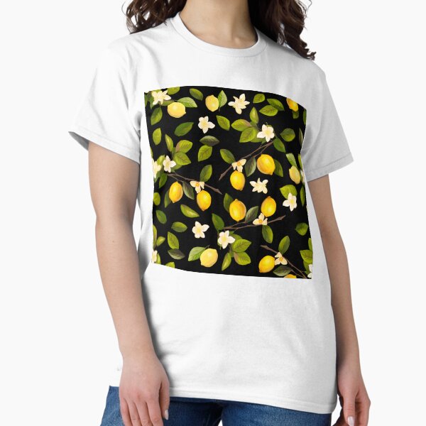 Item preview, Lemon Branches on Black designed and sold by missdebi27.