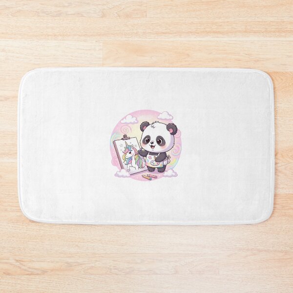 Item preview, Panda draws a unicorn designed and sold by PanDooVibe.
